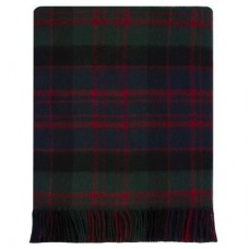 Lambswool Blanket - MacDonald Clan Modern Tartan